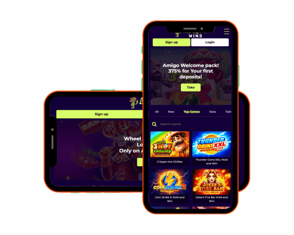 amigo wins mobile app